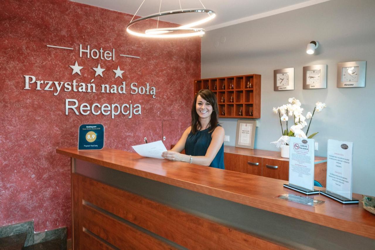 ビエラニー Przystan Nad Solaアパートホテル エクステリア 写真